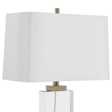Genevieve Crystal Table Lamp Brass / Gold - Silver by Uttermost - View 9