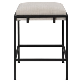 Paradox Counter Stool - White / Black by Uttermost - View 1