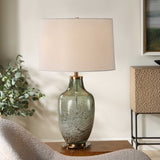 Chianti Olive Glass Table Lamp - Green by Uttermost - View 2