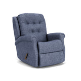 Minnie Traditional Fabric Swivel Gliding Recliner | Flexsteel