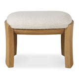 Port Small Bench Natural / White - White / Light Brown by Uttermost - View 1
