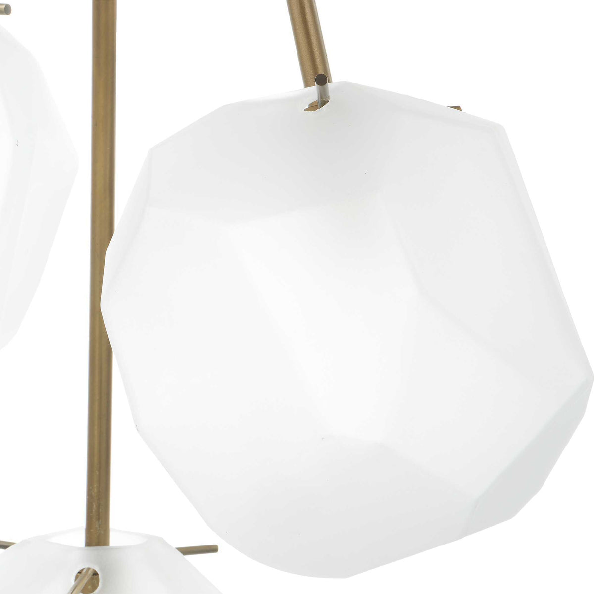 Geodesic 3 Light Pendant - White by Uttermost - View 6