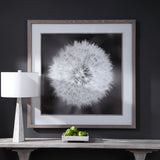 Dandelion Seedhead Framed Print - Black / White by Uttermost - View 2