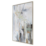 Natural Springs Hand Painted Canvas Art - Light Gray by Uttermost - View 4