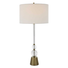 Annily Crystal Table Lamp Brass - Yellow by Uttermost - View 1