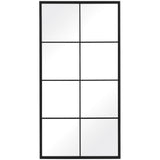Rousseau Iron Window Mirror - Black by Uttermost - View 1