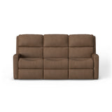 Catalina Transitional Fabric Power Reclining Sofa | Flexsteel