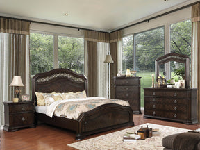 Calliope - 5 Piece Queen Bedroom Set With 2Ns - Espresso - Wood