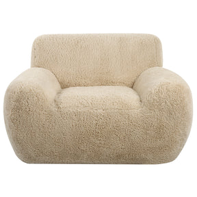 Abide Sheepskin Accent Chair - Beige by Uttermost - View 1