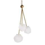 Geodesic 3 Light Pendant - White by Uttermost - View 5