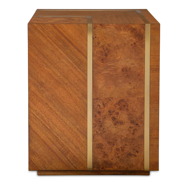 Seven Wonders Wooden Side Table - Dark Brown by Uttermost - View 1