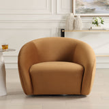 DeSoto Swivel Chair Hazlenut - Orange by Uttermost - View 2