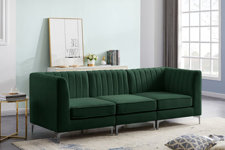 Alina - Modular Sectional 3 Piece - Green - 604Green - S93 - Home Elegance USA - 5