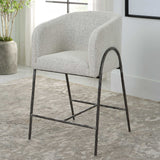 Jacobsen 27" Counter Stool - Light Gray by Uttermost - View 8