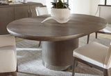 Modern Mood Round Dining Table With 1-18" Leaf - Dark Brown / Dark Gray by Hooker Furniture - View 2