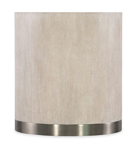 Modern Mood Round End Table - Beige by Hooker Furniture - View 1