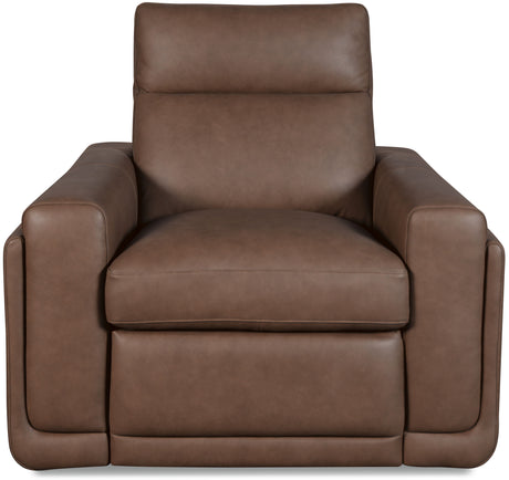 Simone ZG Power Recliner With Power Headrest and BT speaker - Dark Brown by Hooker Furniture - View 1