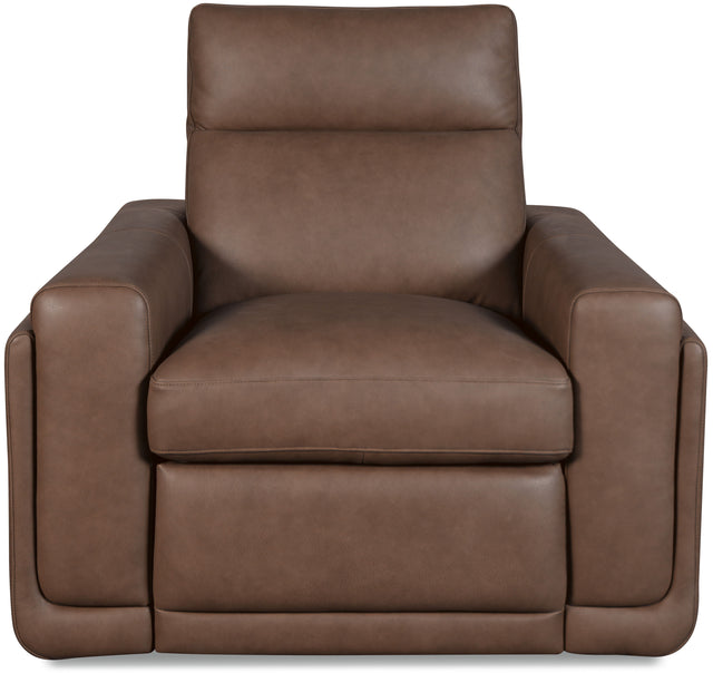 Simone ZG Power Recliner With Power Headrest and BT speaker - Dark Brown by Hooker Furniture - View 1