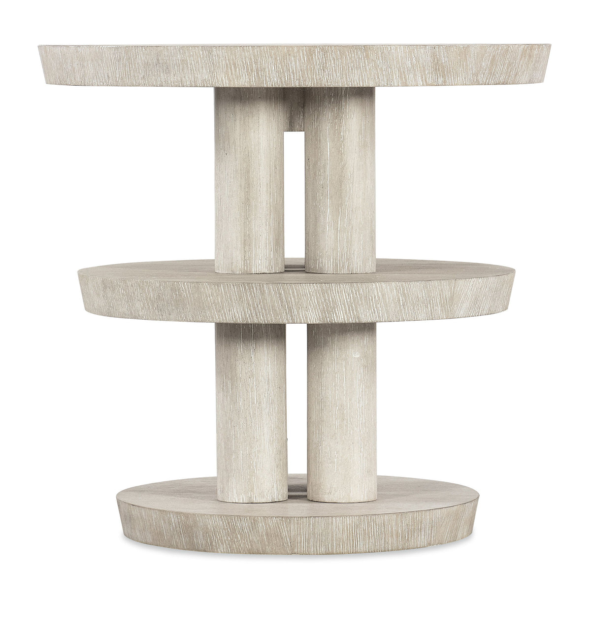 Modern Mood Round Side Table - Beige by Hooker Furniture - View 3