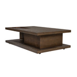 Athens Rectangular Coffee Table With Casters - Chocolate Brown | Flexsteel
