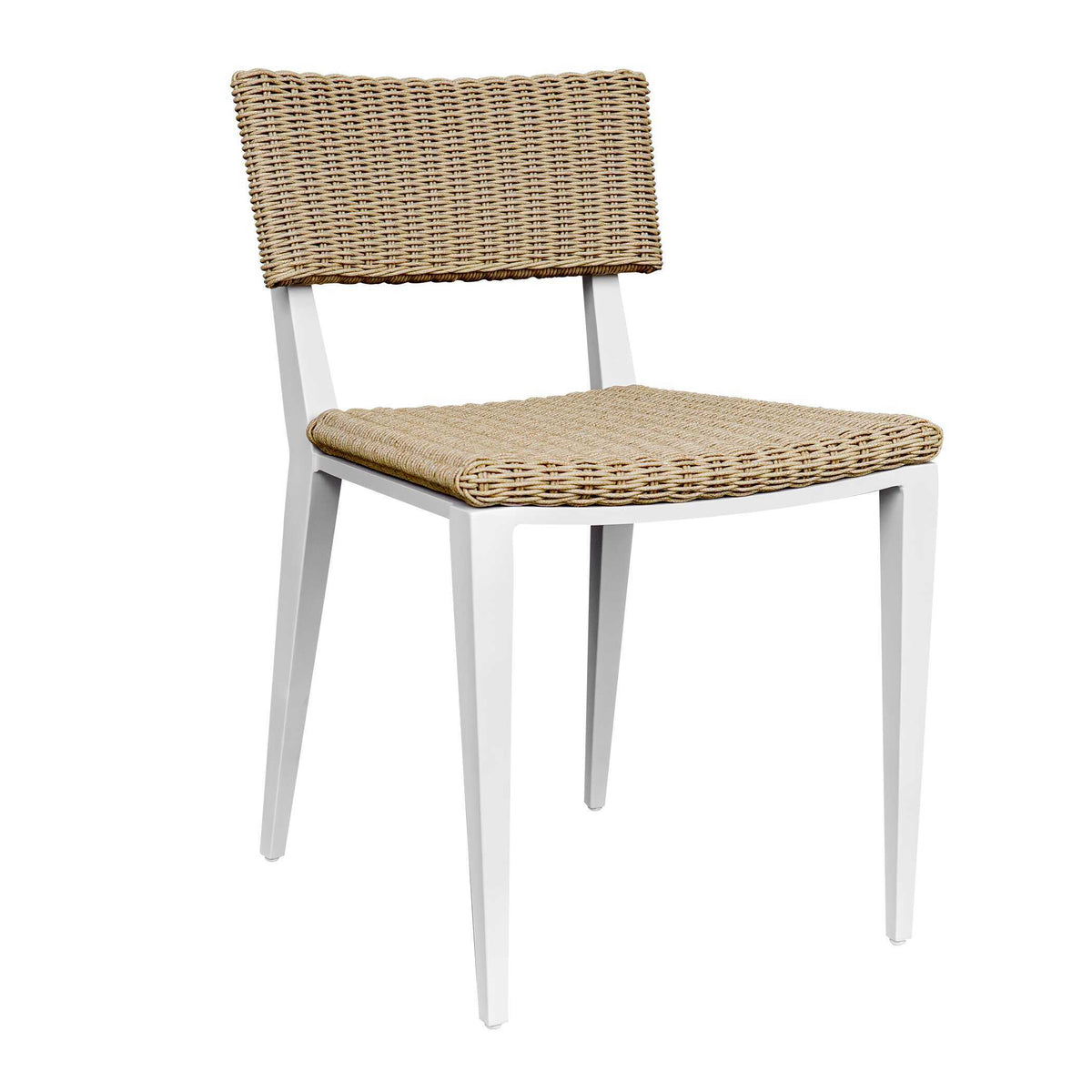 Calbas Outdoor Dining Chair White / Woodtone - White / Light Brown by Uttermost - View 4