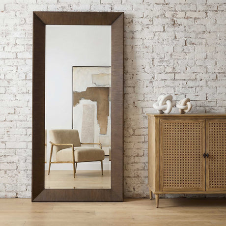 Pearce Tall Walnut Mirror Woodtone - Dark Brown by Uttermost - View 2