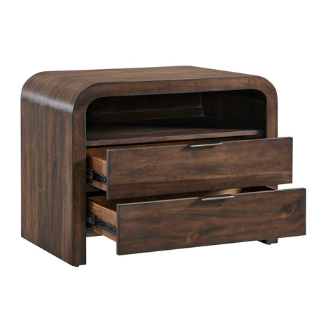 Decatur Side Table Woodtone - Dark Brown by Uttermost - View 11