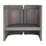 Dartmoor Outdoor Barrel Chair Weathered Gray - Light Gray by Uttermost - View 12