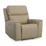 Jarvis Power Recliner With Power Headrest - Parchment | Flexsteel
