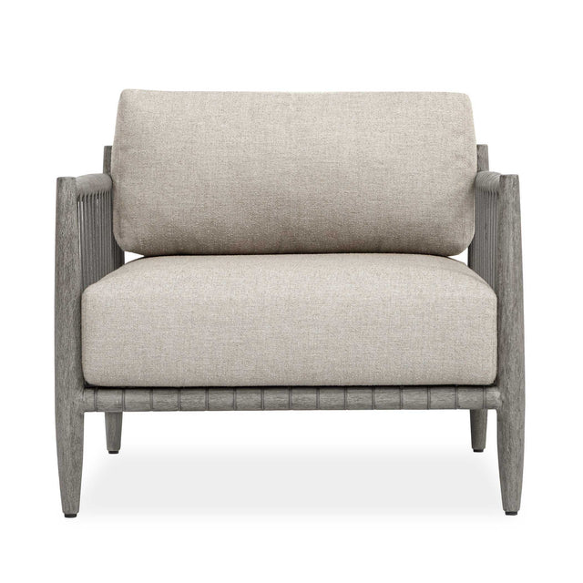 Borneo Outdoor Lounge Chair Dove - Light Gray by Uttermost - View 1