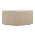 Khai Rounded Plush Dining Bench - Light Brown by Uttermost - View 1