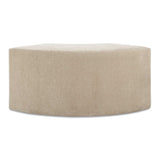 Khai Rounded Plush Dining Bench - Light Brown by Uttermost - View 1