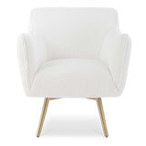 Oasis White Swivel Chair by Uttermost - View 1