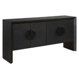 Williams 4 Door Cabinet - Black by Uttermost - View 5