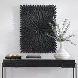 Bahama Wood Wood Wall Decor - Black by Uttermost - View 2