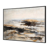 Aftermath Abstract Art - Light Brown / Dark Gray by Uttermost - View 3