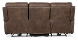 Duncan Power Sofa With Power Headrest & Lumbar - Dark Brown by Hooker Furniture - View 3