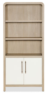 Wood Bookcase - Light Brown / White by Hooker Furniture - View 9