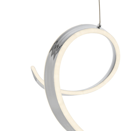 Copenhagen LED Chandelier // Chrome  | Finesse -  Home Elegance USA