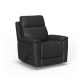 Refined Transitional Leather Swivel Gliding Recliner | Flexsteel