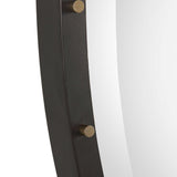 Benedo Round Mirror - Black by Uttermost - View 6
