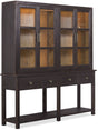Driftwood Display Sideboard Burn Timber / Dark Brown - Black / Dark Brown by Hooker Furniture - View 1