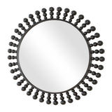 Aziel Round Mirror - Black by Uttermost - View 4
