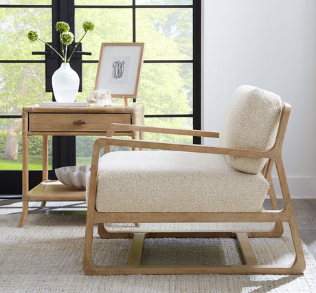 Moraine Accent Chair - Beige / Light Brown by Hooker Furniture - View 4
