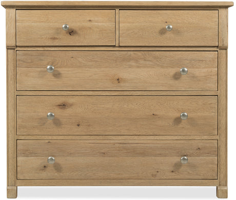 Driftwood Five-Drawer Chest Buckboard - Light Brown by Hooker Furniture - View 2