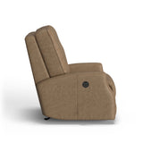 Devon Transitional Leather Power Rocking Recliner | Flexsteel