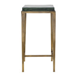 Preston Square Accent Table Brass,Gold - Black / Gold by Uttermost - View 4