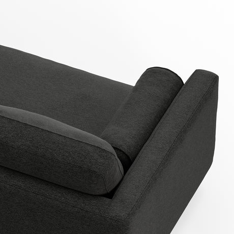 Morrison - Right Sectional Sofa - Charcoal Grey - sold by Home Elegance USA