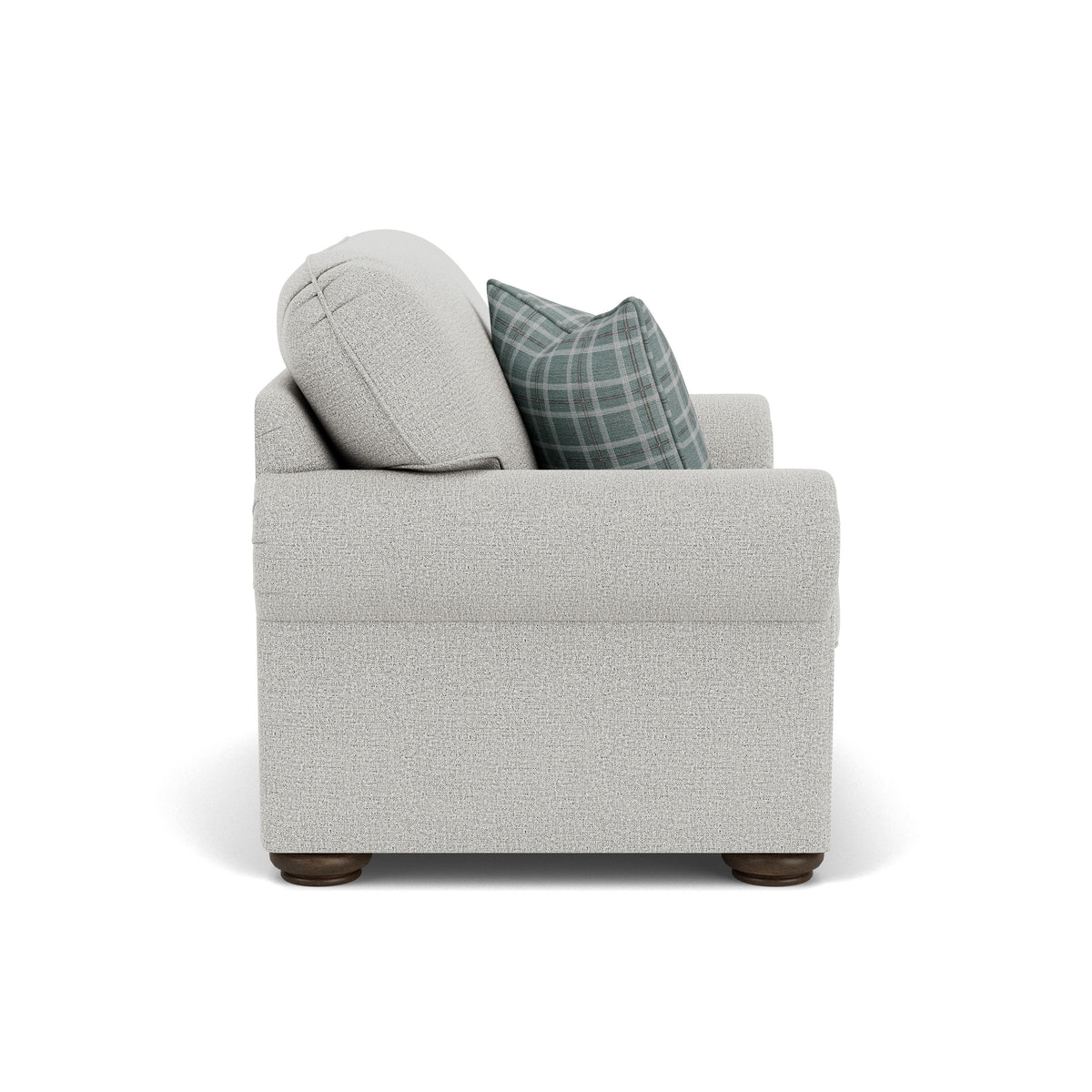 Preston Fabric Chair And a Half With Nailhead Trim | Flexsteel