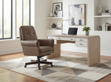 Lenora Swivel Tilt Executive Chair - Dark Brown by Hooker Furniture - View 2